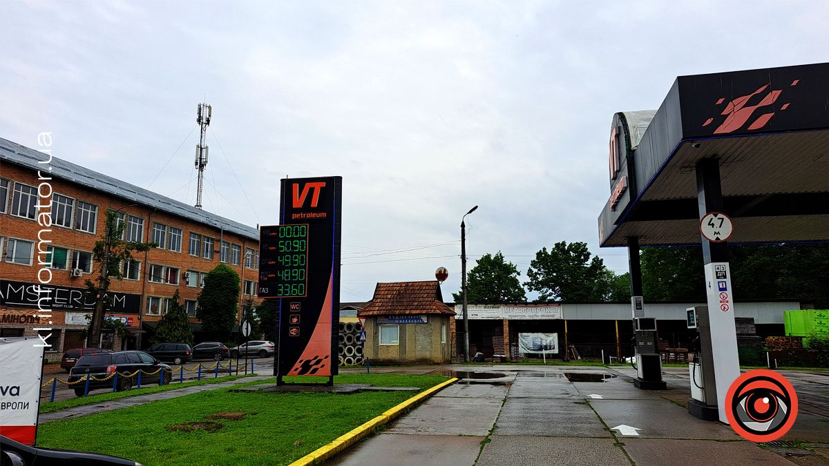 Актуальні ціни на АЗС у Коломиї 29 травня