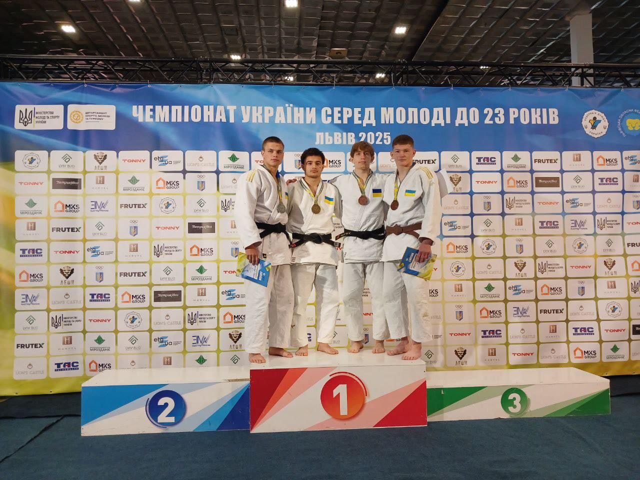 Двоє дзюдоїстів із Надвірнянщини стали призерами чемпіонату України 1