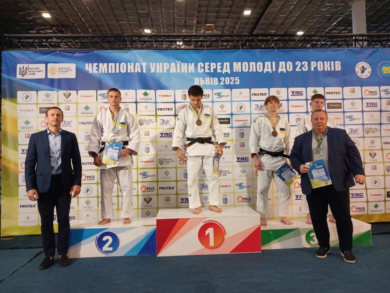 Двоє дзюдоїстів із Надвірнянщини стали призерами чемпіонату України 3