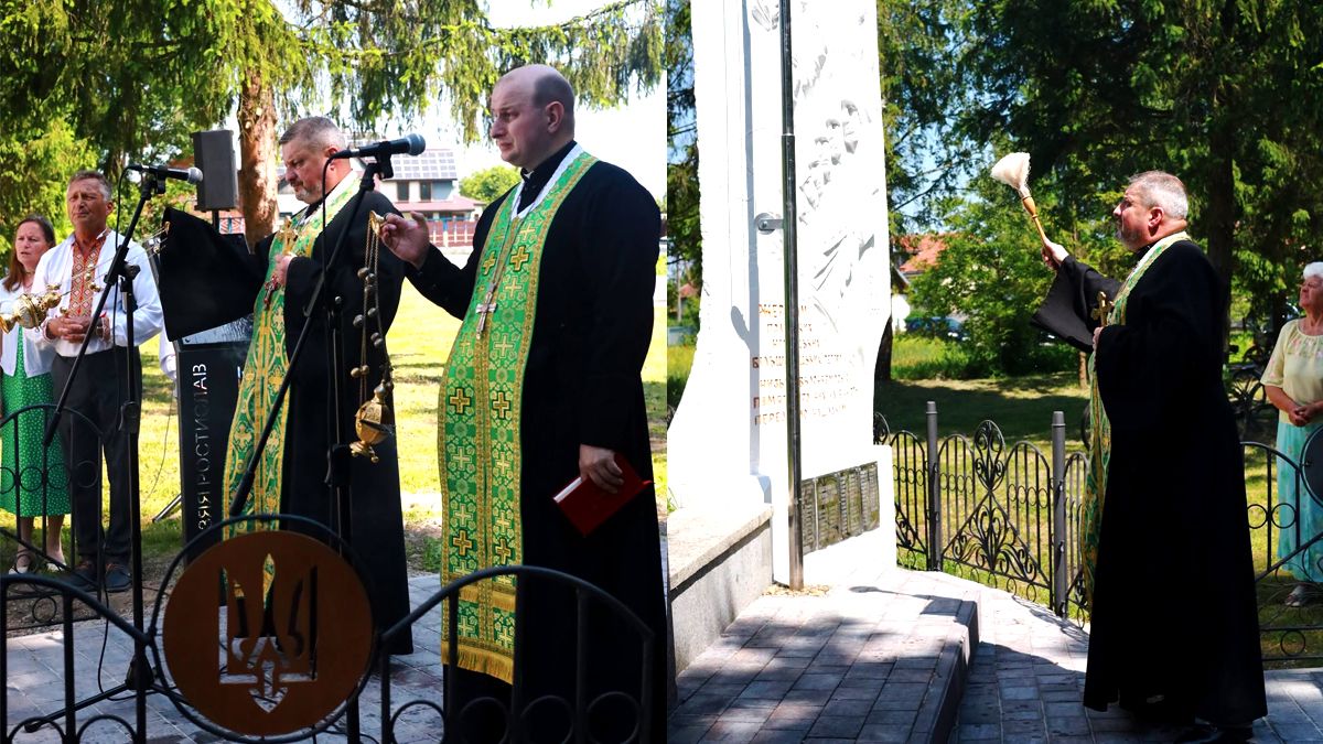 Оновлений меморіал Борцям за волю України відкрили у Воскресінцях 2