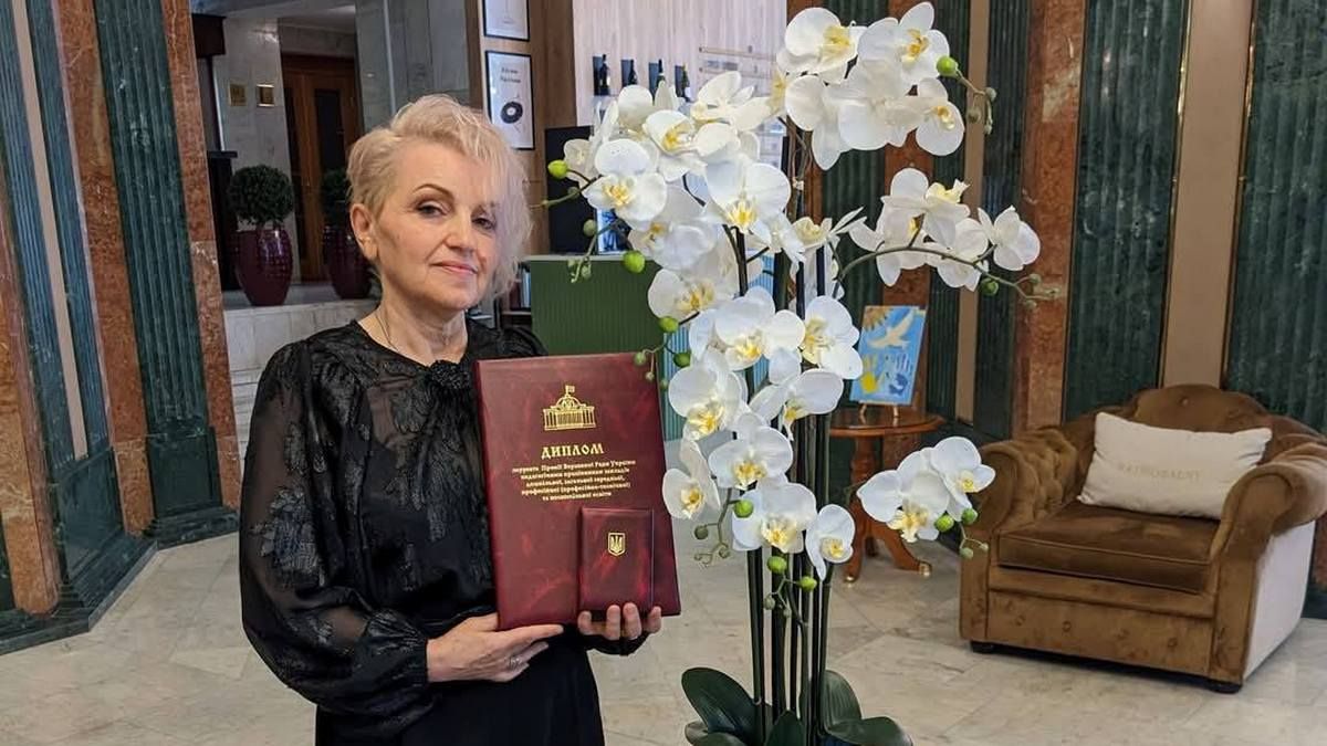 Педагогиня з Коломиї Людмила Слаба отримала високу державну нагороду