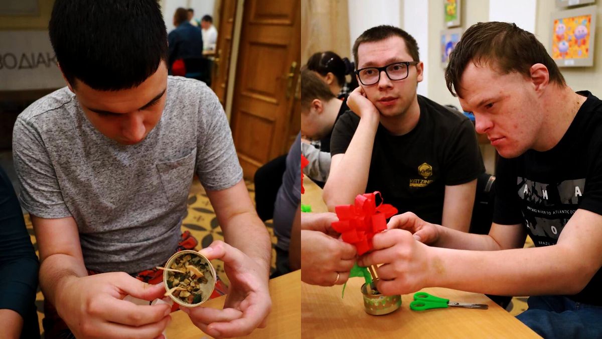 У Коломиї пройшов майстер-клас з виготовлення ікебани з використаних матеріалів 4