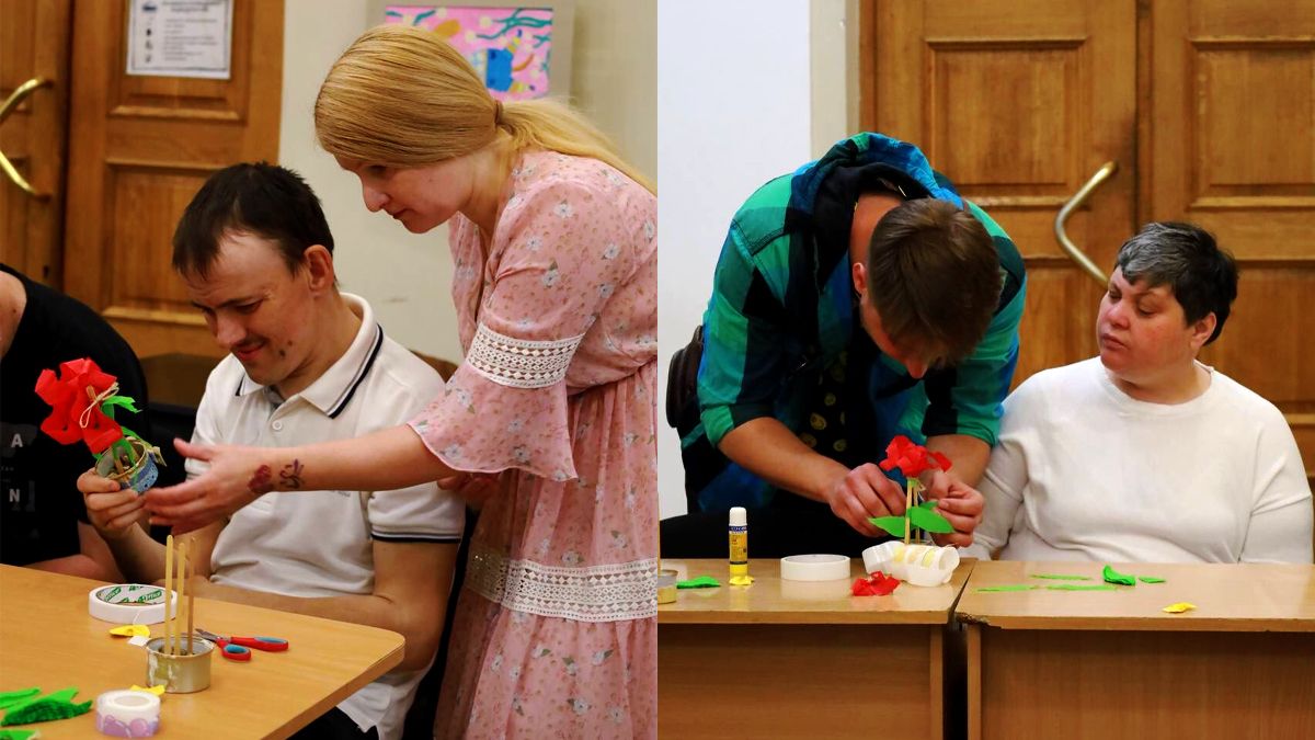 У Коломиї пройшов майстер-клас з виготовлення ікебани з використаних матеріалів 5