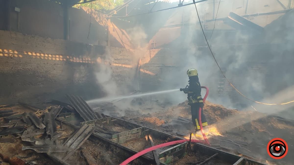 У Нижньому Вербіжі горіло виробниче приміщення