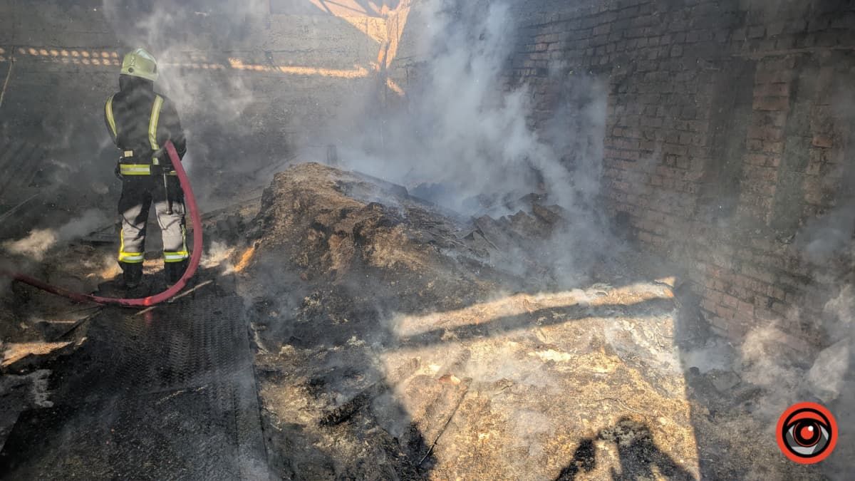 У Нижньому Вербіжі горіло виробниче приміщення 4