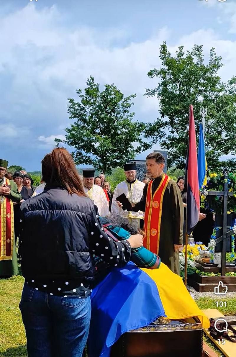 Коломийщина в останню дорогу проводила сержанта Олександра Байла 7