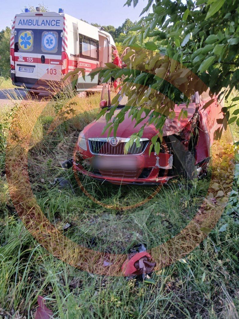 На Коломийщині авто злетіло в кювет 2