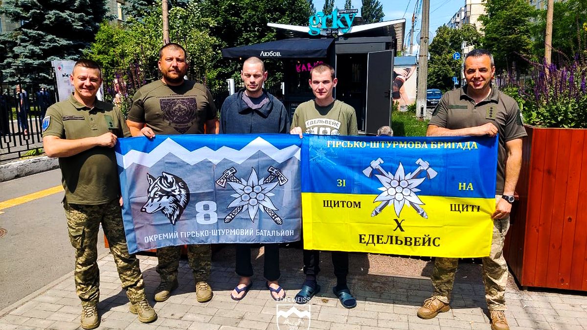 У травні та червні з полону повернулися дев’ятеро воїнів "Едельвейсів" 2