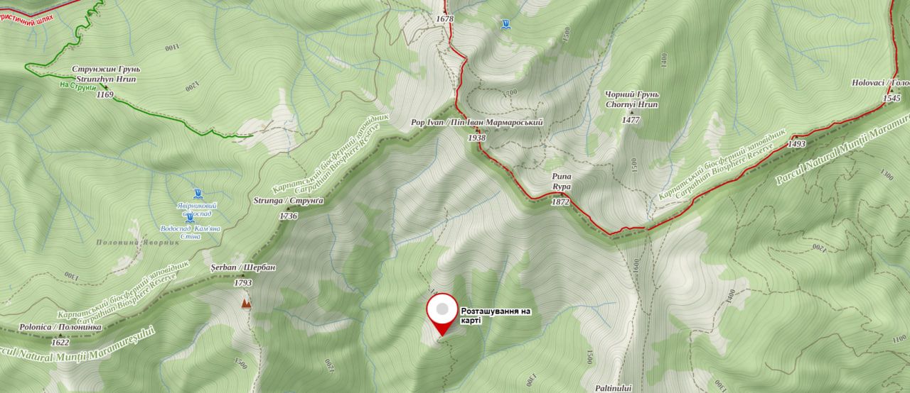 Розташування українців на момент звернення до рятувальників