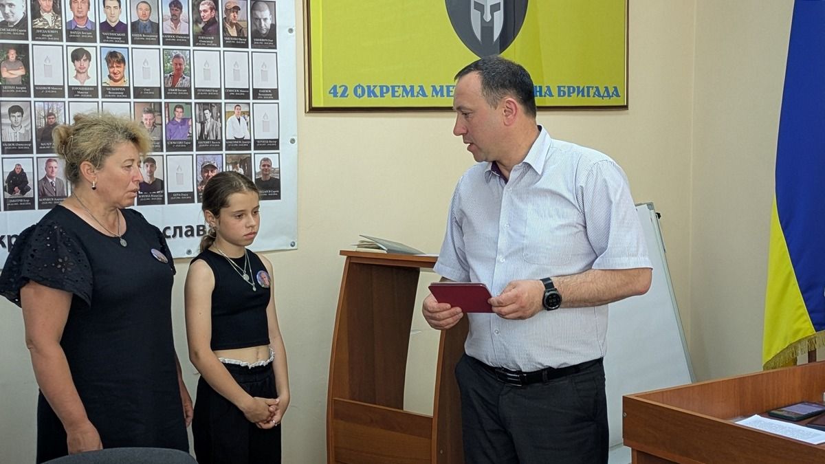 Медаллю "Лицар бойового чину" посмертно нагородили воїна Андрія Винничука з Нижньовербізької громади