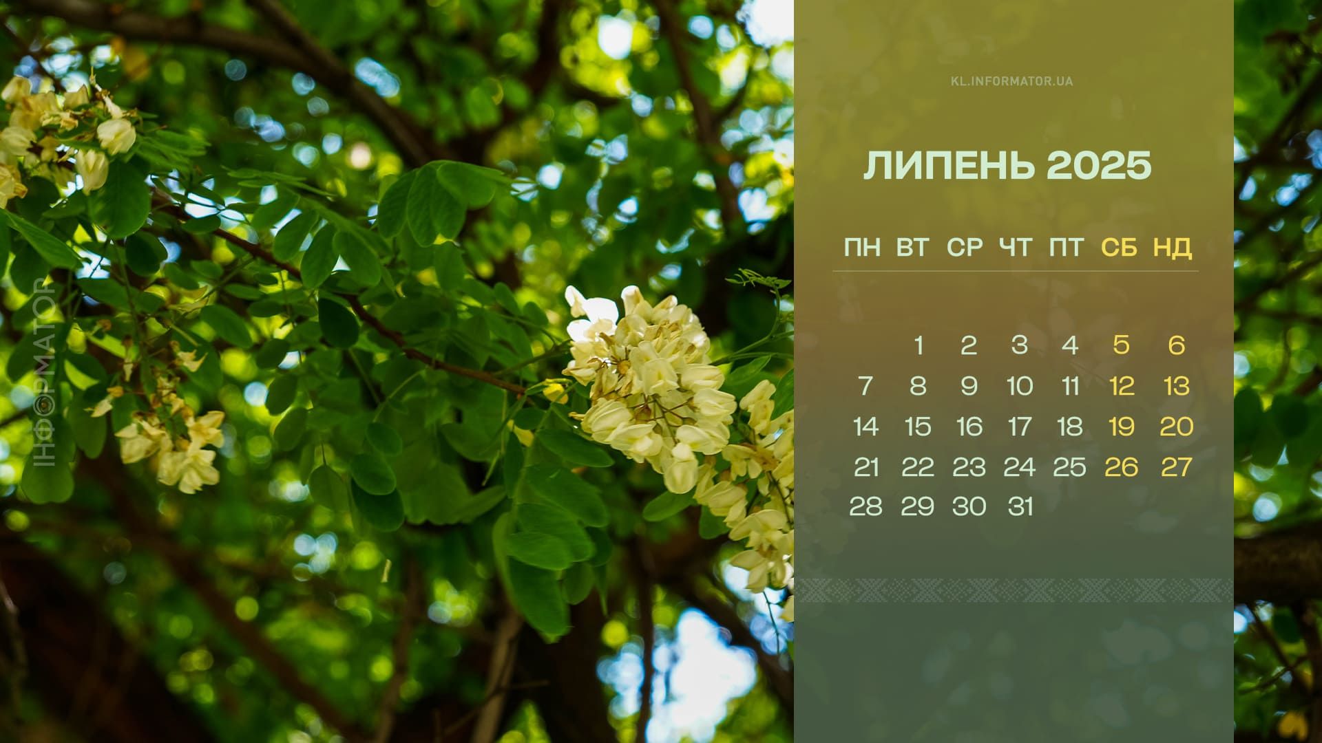 Липень 2025 на екрані: фотокалендарі з атмосферою рідної Коломиї 1