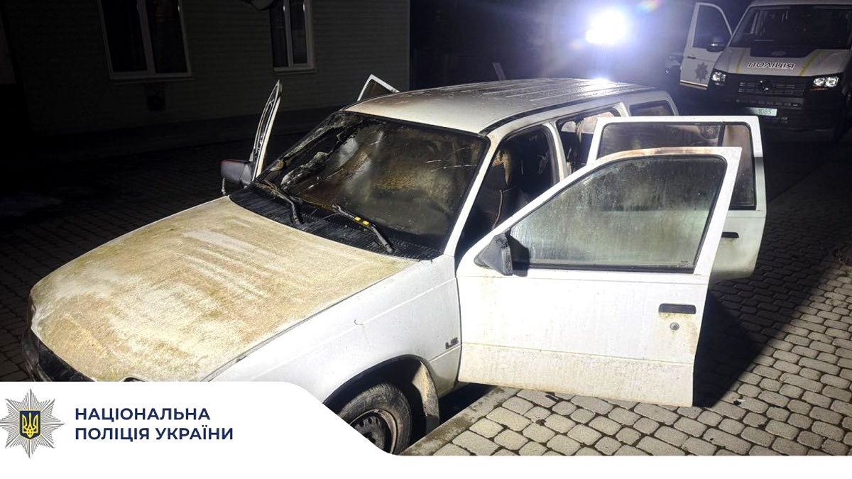 Поліція затримала надвірнянця, якого підозрюють у підпалі легковика 1