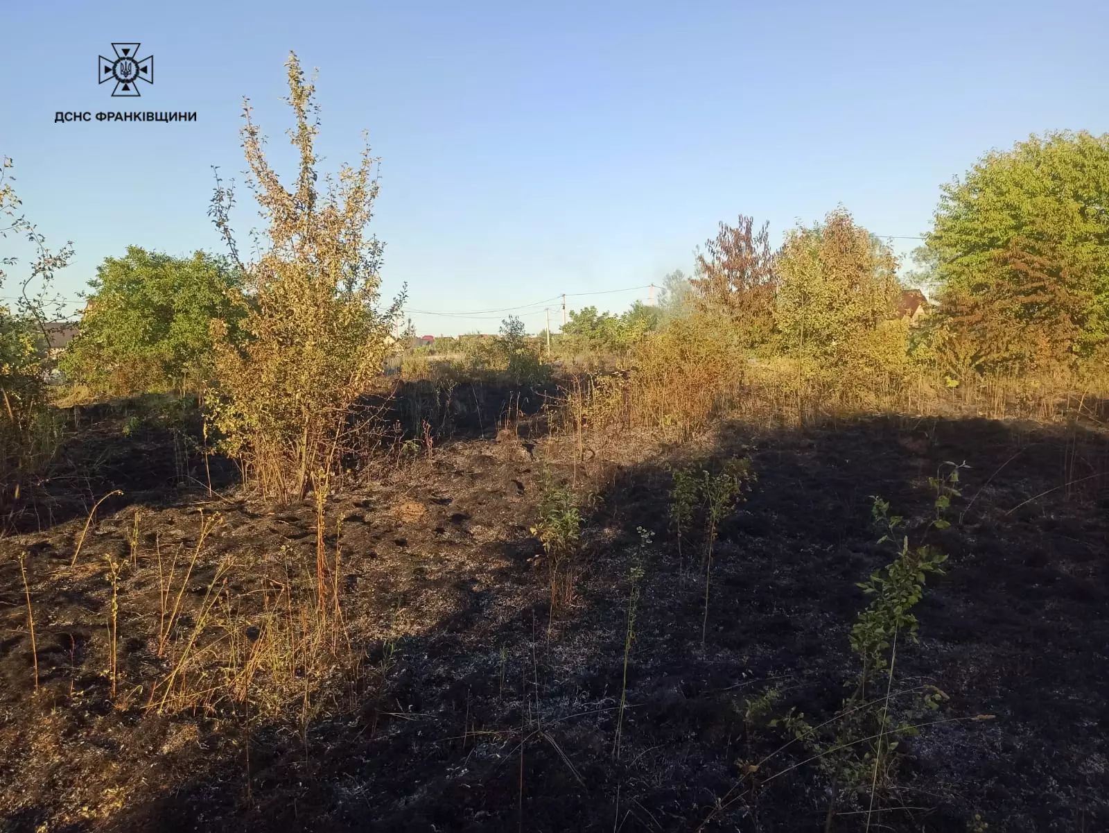 На Надвірнянщині через пожежу сухостою загорівся житловий будинок 2