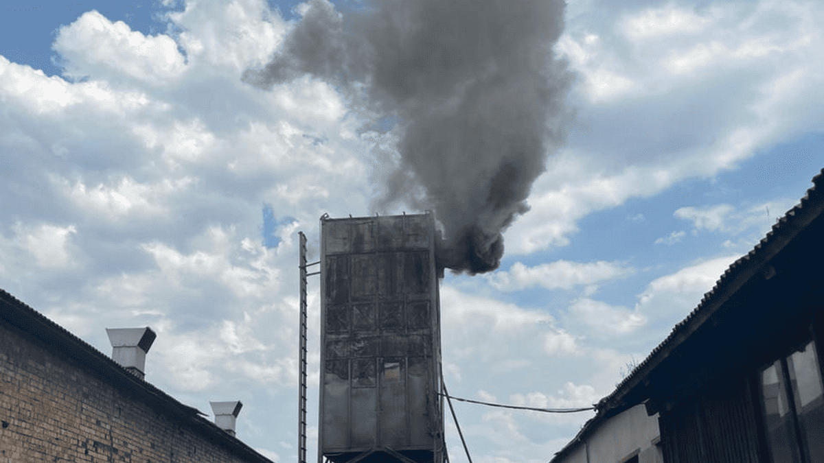 У Коломиї виникла пожежа на одному з підприємств