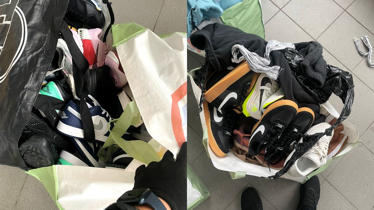 Прикордонники виявили у рейсовому автобусі брендових кросівок на понад 1 мільйон гривень 1