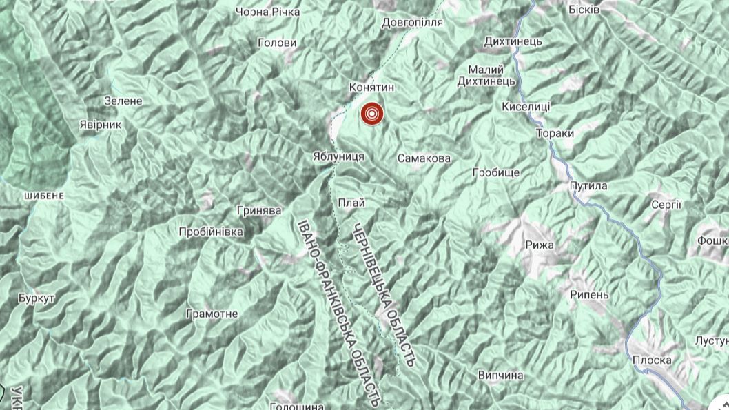 На межі Івано-Франківської та Чернівецької областей стався землетрус 1