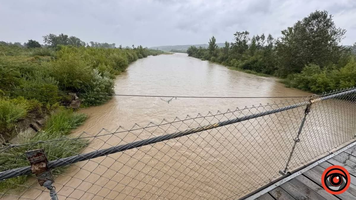 Річка Прут зі Стрітенського мосту в Коломиї Річка Прут зі Стрітенського мосту в Коломиї