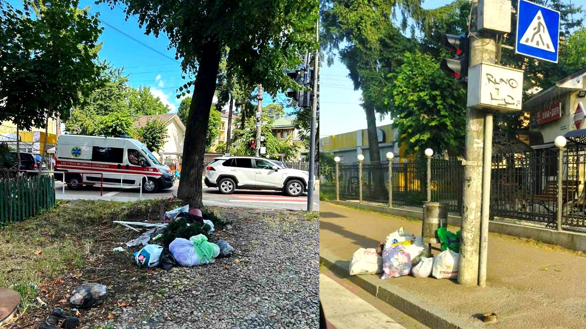 Стихійні звалища у Коломиї: мешканців міста просять не викидати побутове сміття у вуличні урни 1