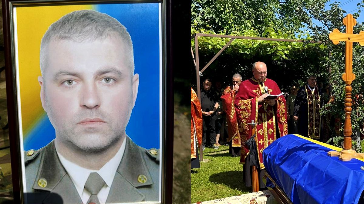 На Надвірнянщині в останню дорогу провели захисника Романа Савицького