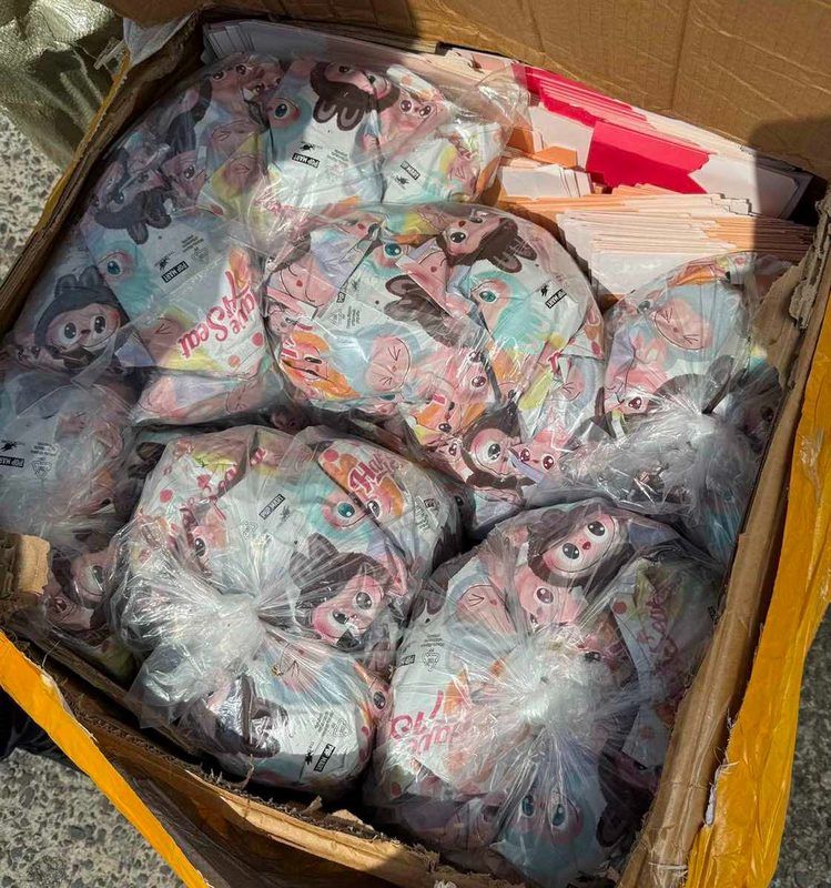 Тисячі підроблених "Лабубу" намагались незаконно ввезти в Україну 2