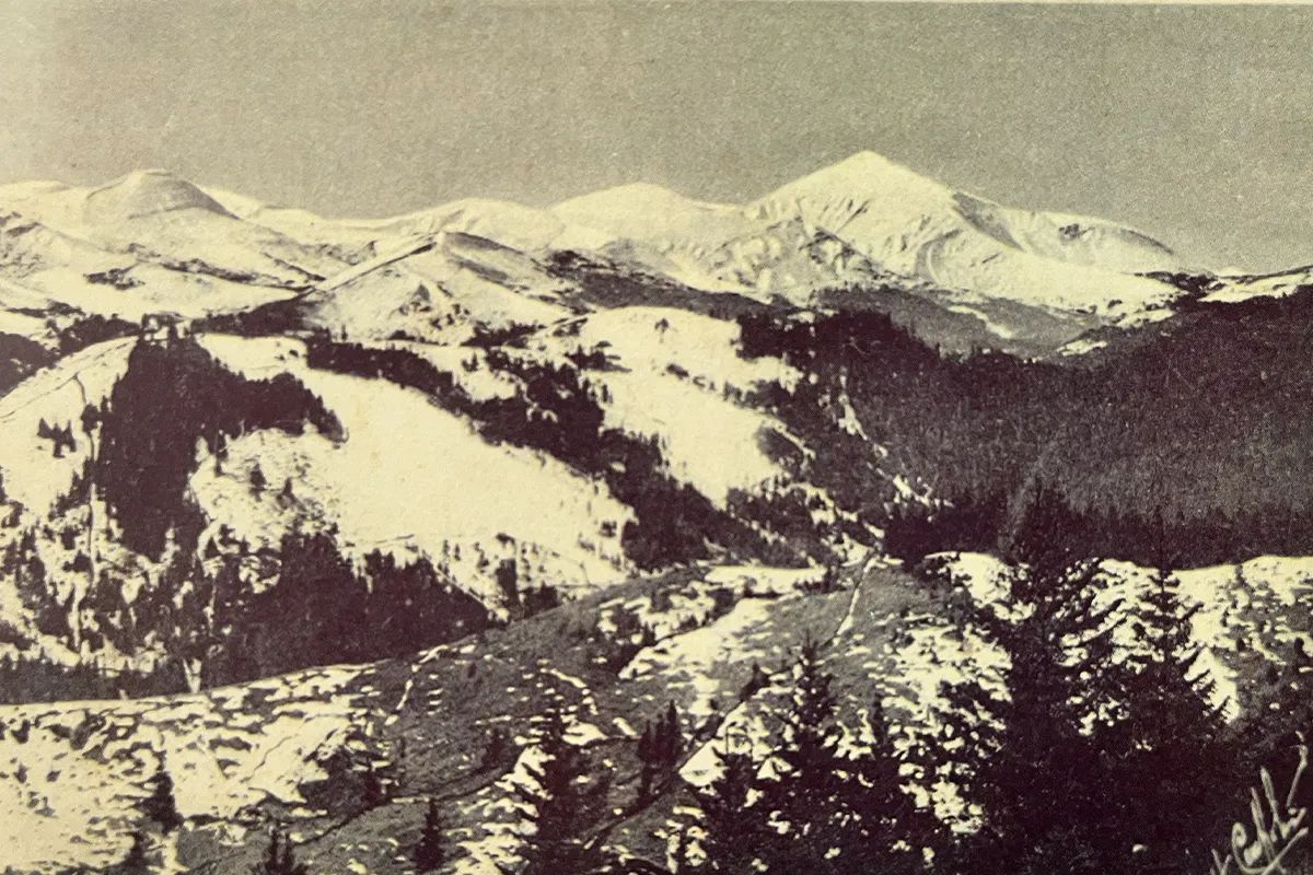 Вид з Жаб'є на Чорногору