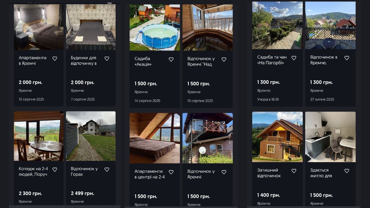 Скільки коштує винайняти житло у Яремче та Микуличині 4