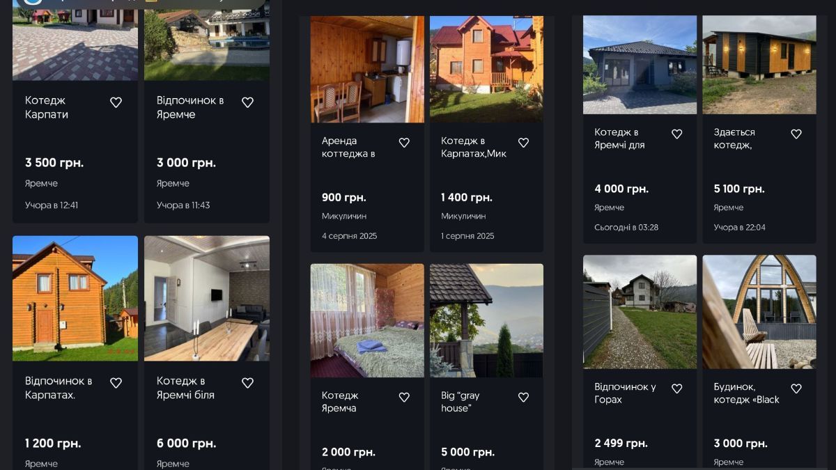 Скільки коштує винайняти житло у Яремче та Микуличині 2