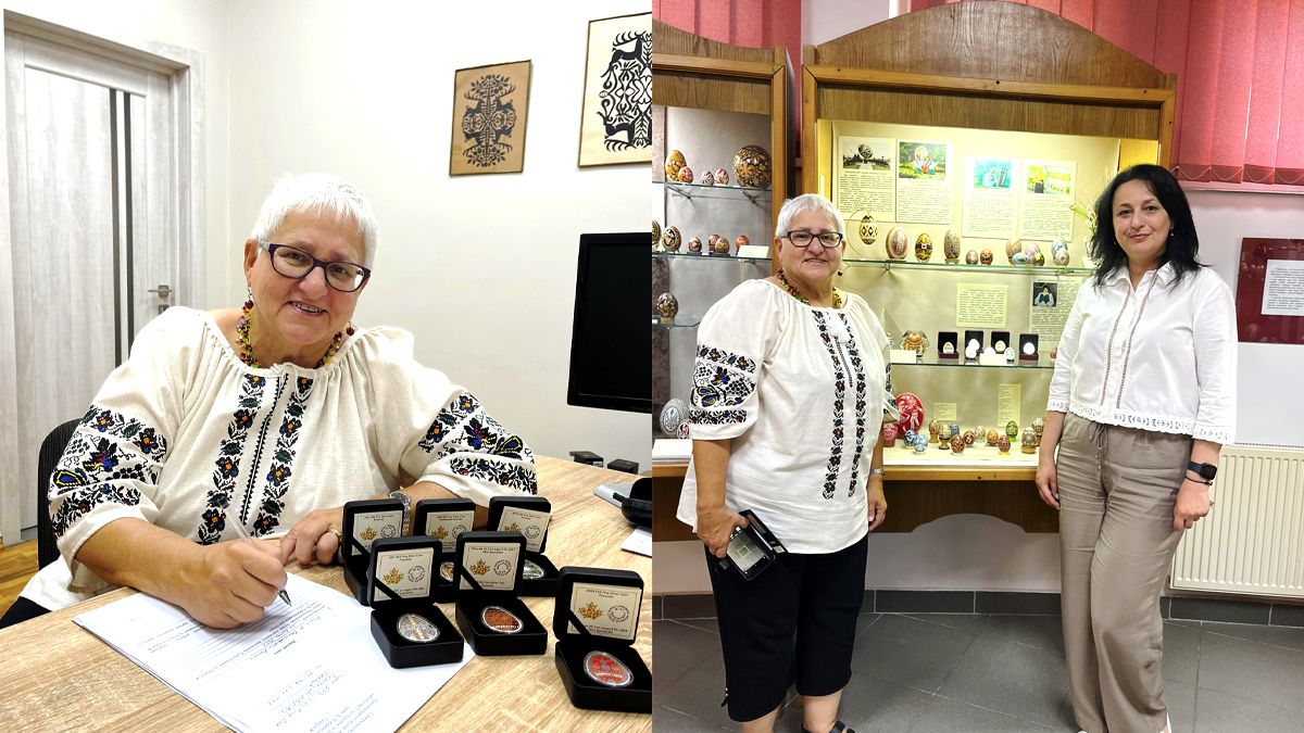 Ще шість срібних монет-писанок поповнили колекцію Музею писанкового розпису 3