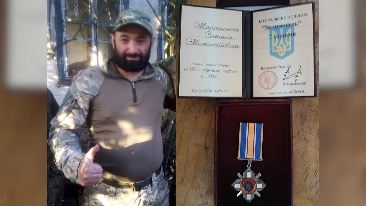 Захисника з Надвірної нагородили орденом "За мужність" ІІІ ступеня