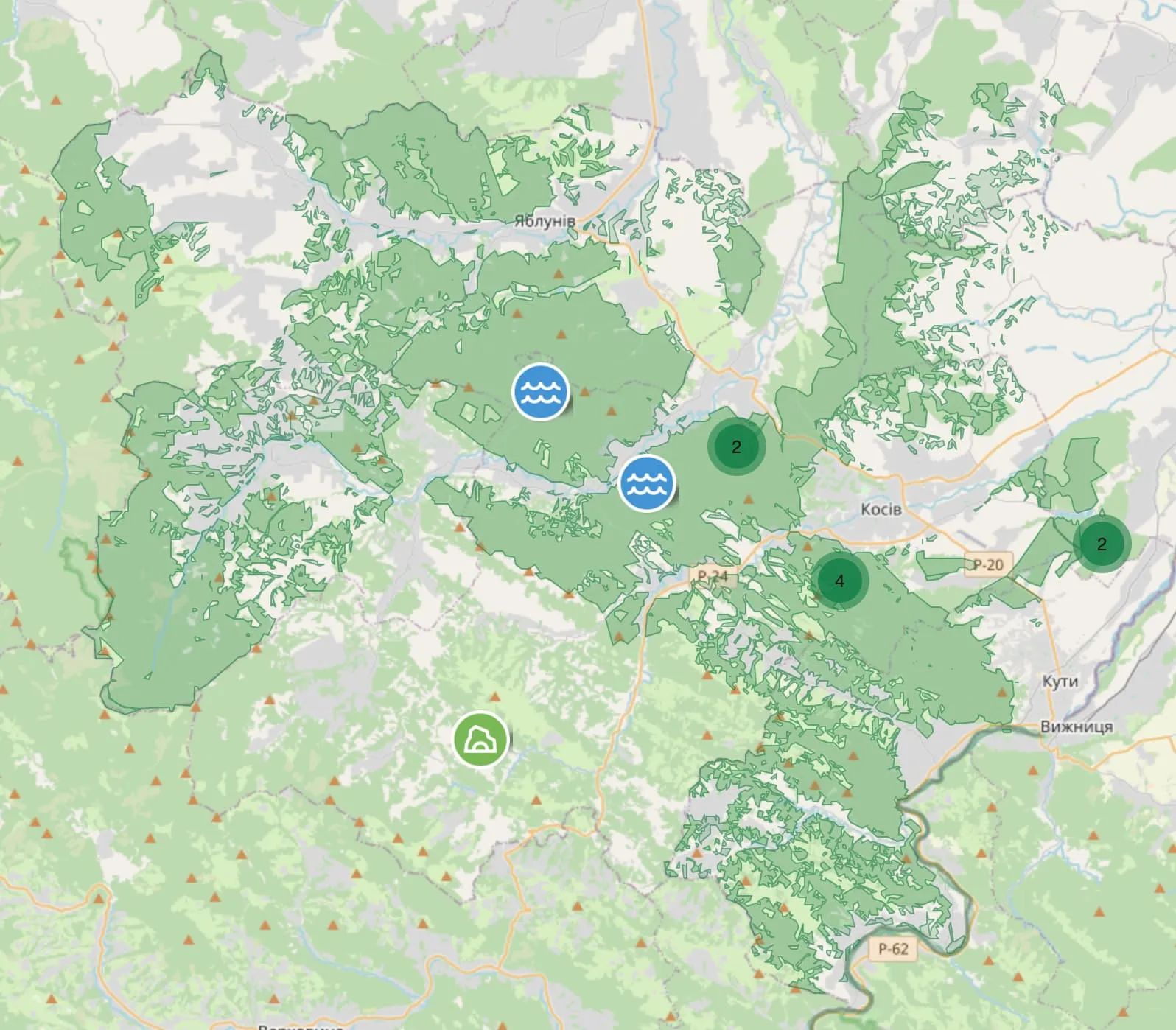 Території НПП "Гуцульщина"