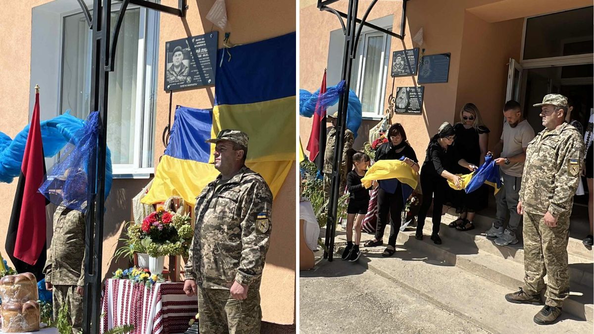 Пам'ятні дошки чотирьом загиблим воїнам відкрили в П'ядицькій громаді 3