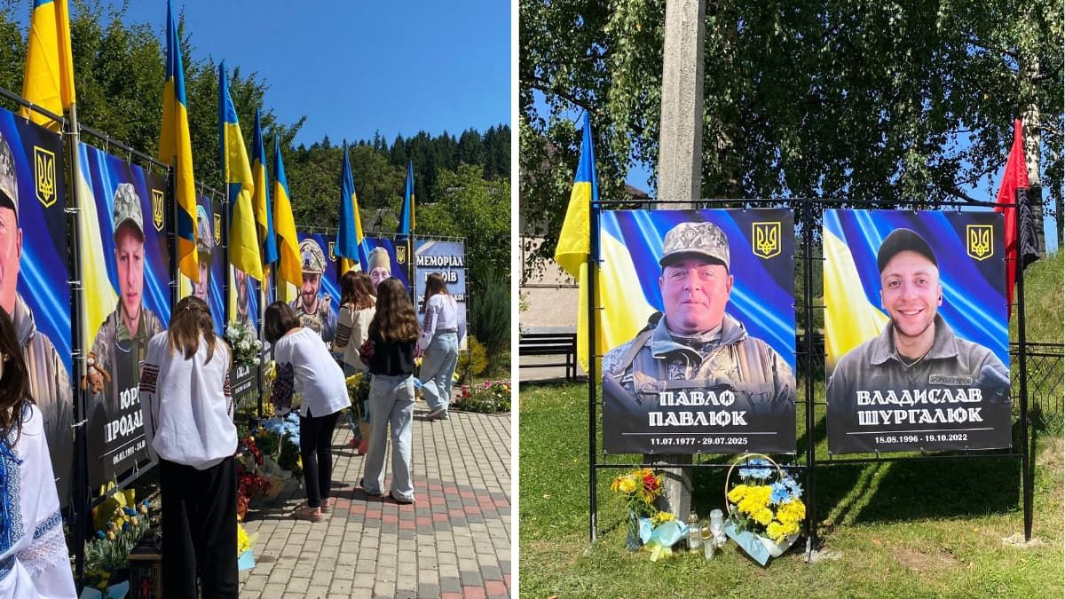 У Ворохтянській громаді освятили меморіали полеглим Героям