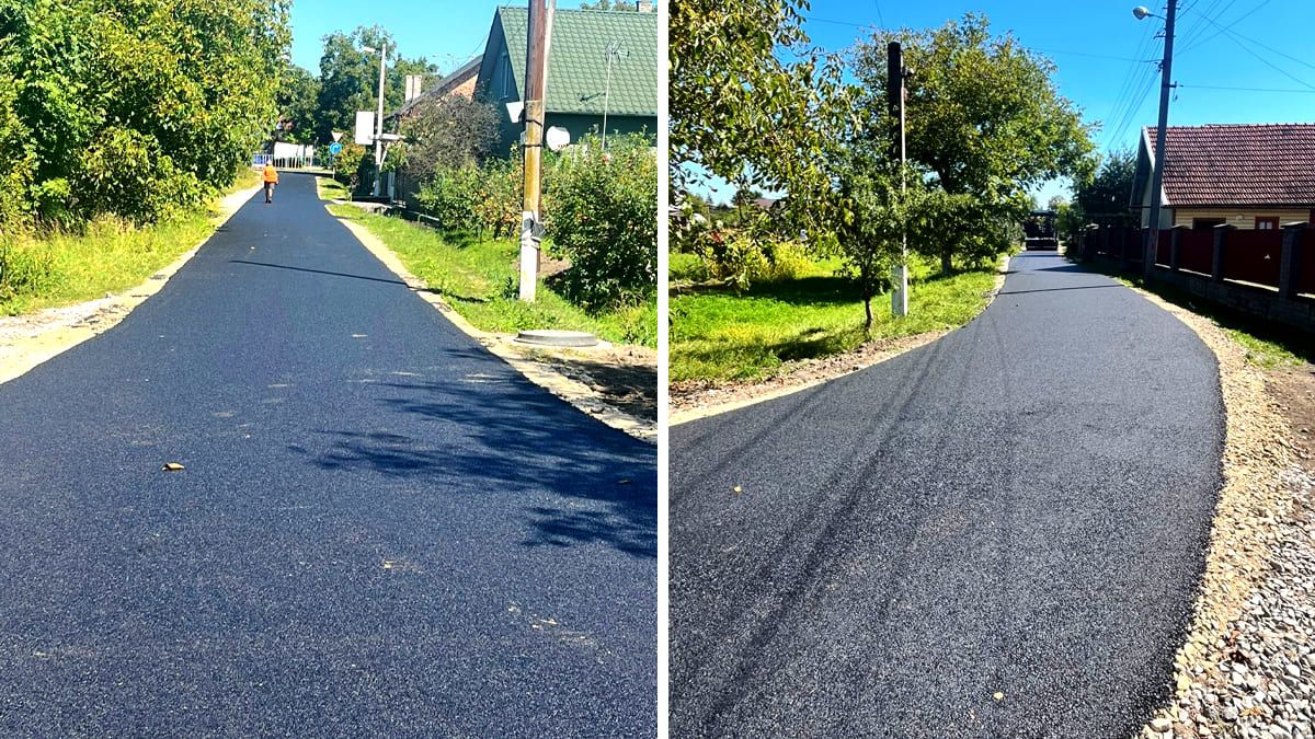 Сезон відкрито: у Коломиї заасфальтували дві вулиці
