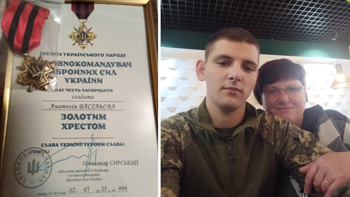 Захисника з Коломийщини Анатолія Васільєва нагородили "Золотим Хрестом"