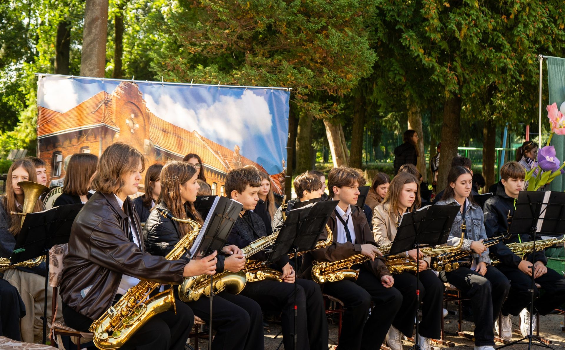Оркестр Коломийської гімназії імені М. Грушевського. Фото: Коломийська єпархія УГКЦ