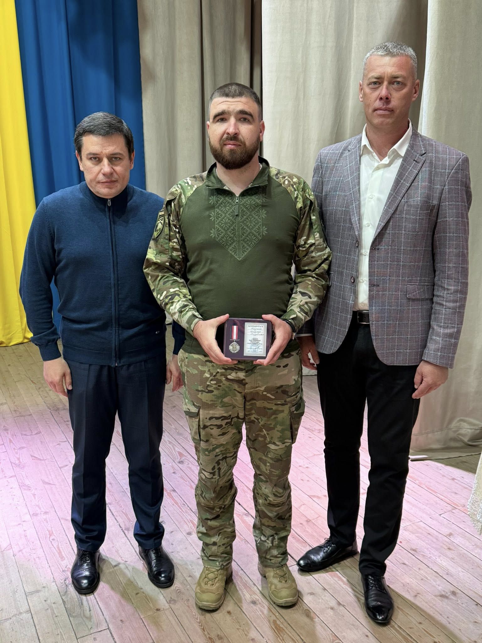 Воїнів з Коломийщини відзначили медалями "Лицар бойового чину" 6