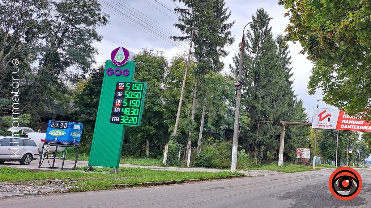 Актуальні ціни на АЗС у Коломиї 3 жовтня 5