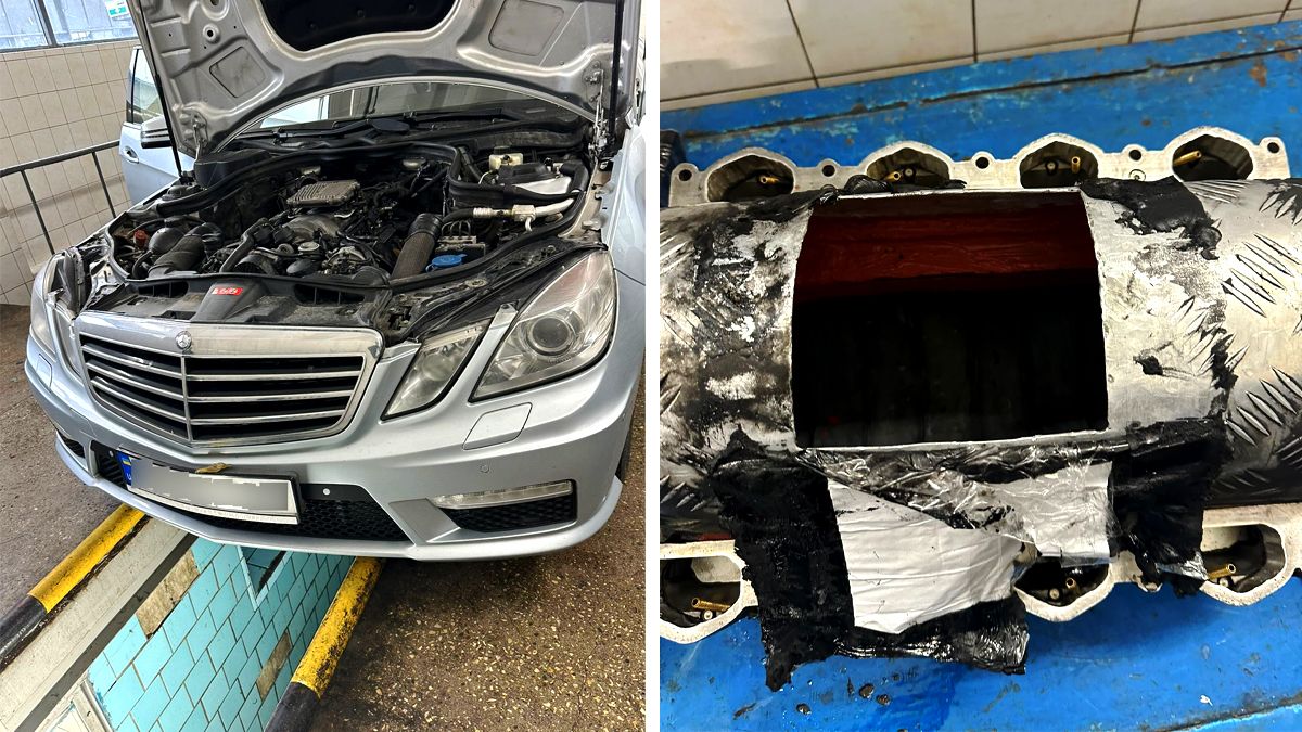 Майже мільйон доларів під капотом "Mercedes-Benz" намагалася вивезти українка в Румунію. ВІДЕО 1