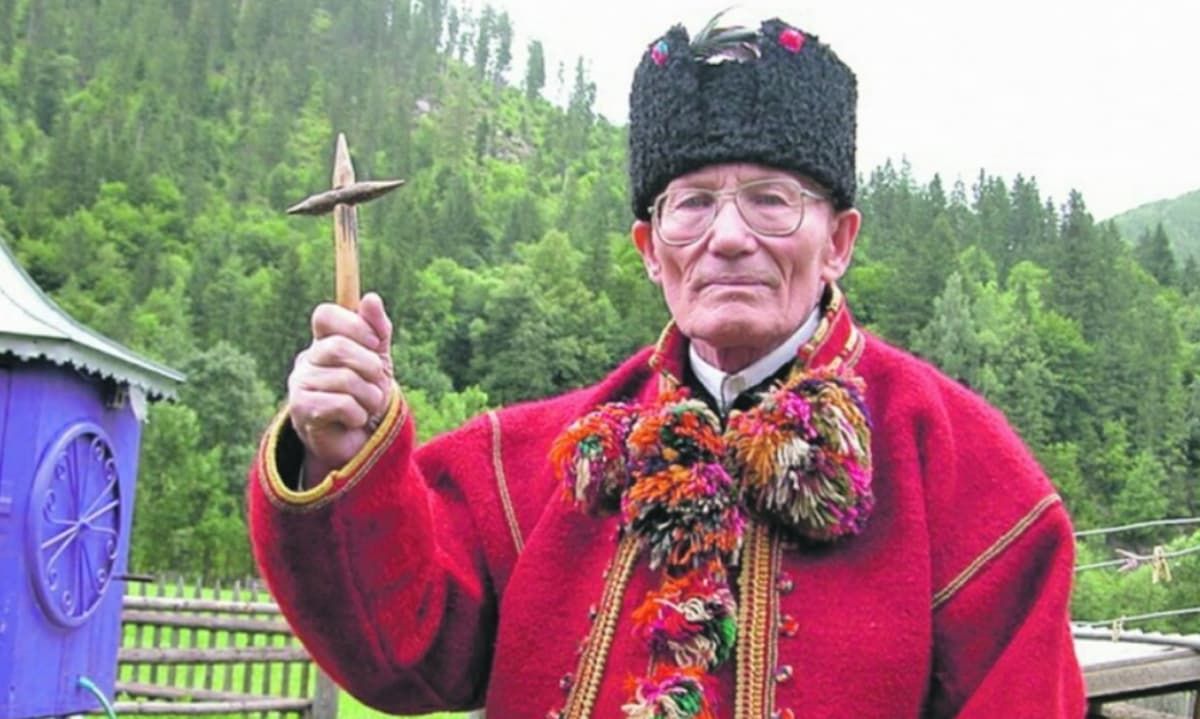 Останній мольфар у Карпатах Михайло Нечай. Фото: УНІАН