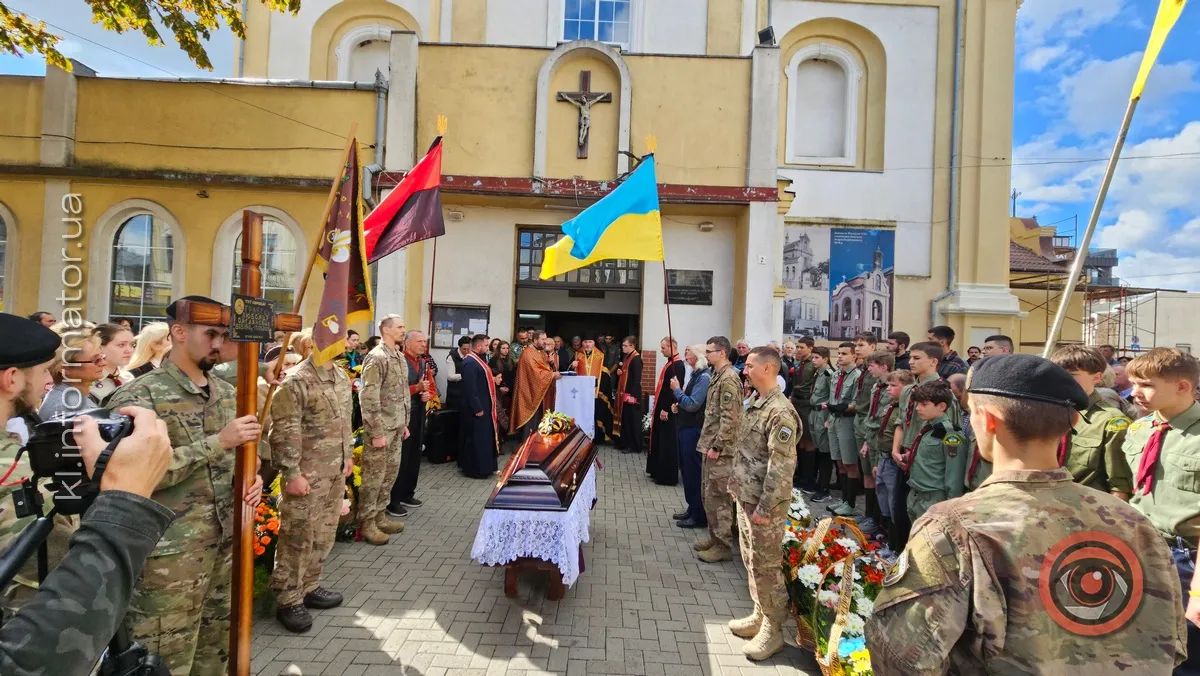 Похорон Любомира Грабця. 18 вересня 2025 року. Похорон Любомира Грабця. 18 вересня 2025 року.