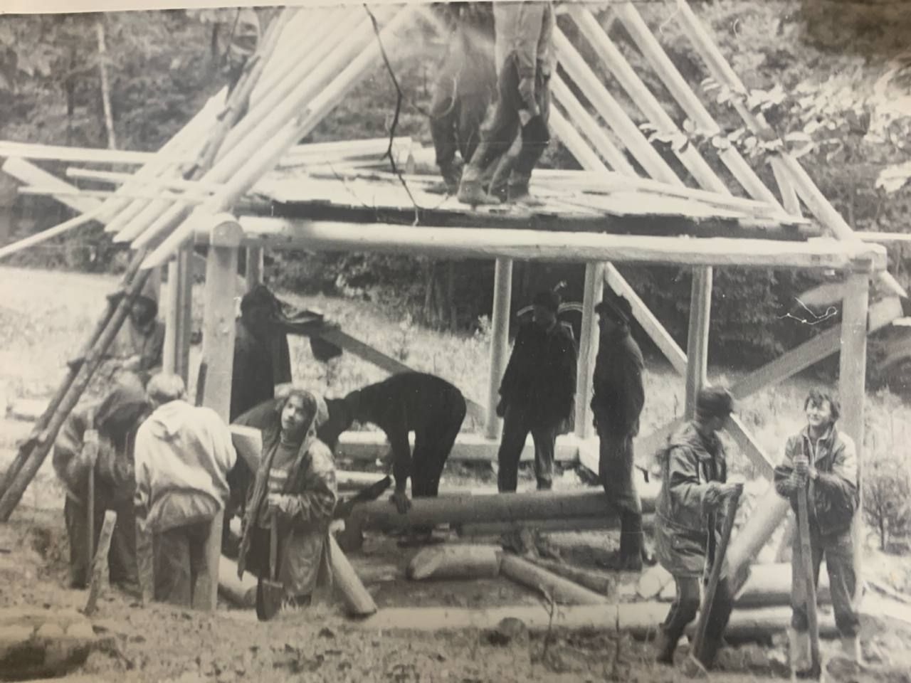 Одна із вилазок пластунів. 1993 рік. Одна із вилазок пластунів. 1993 рік.