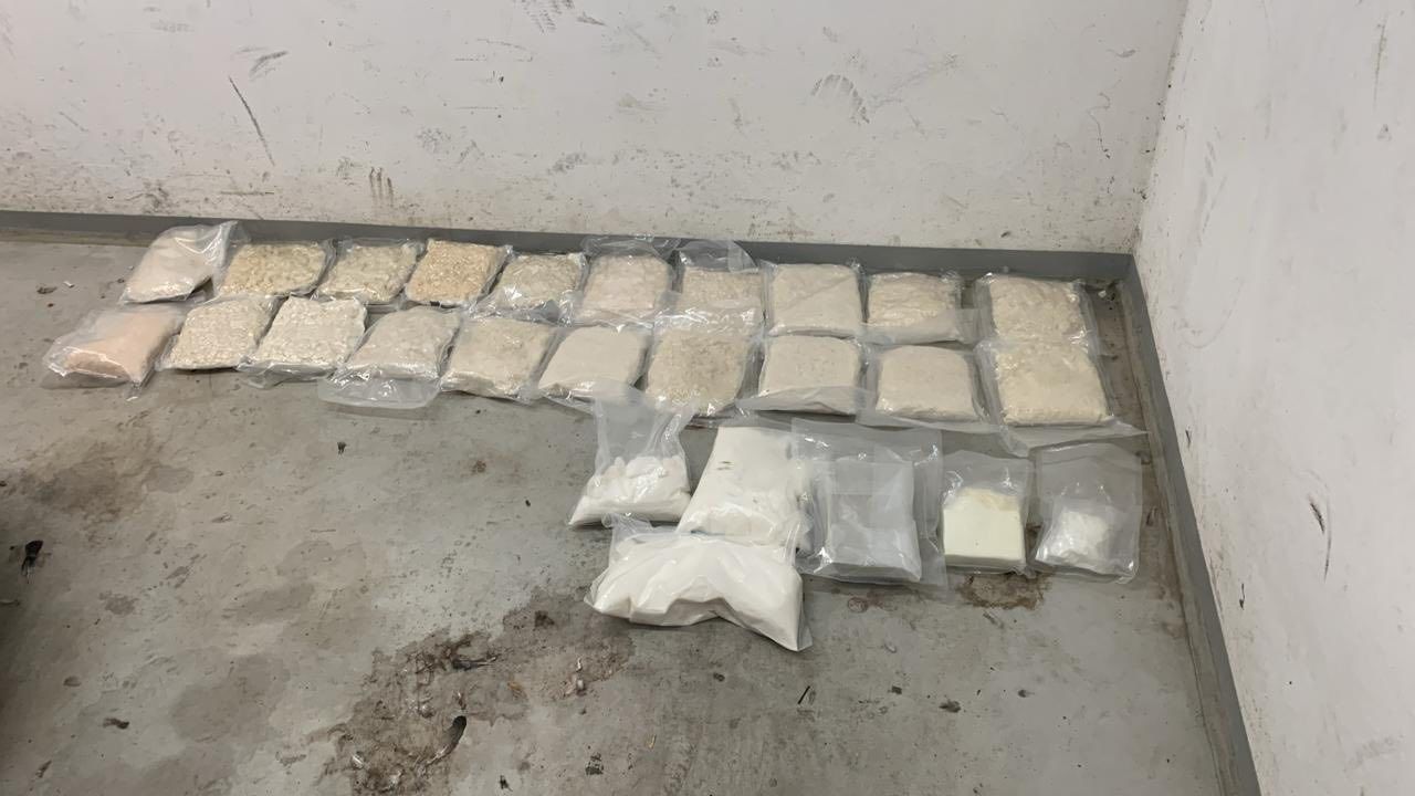 Виявлені наркотичні та психотропні речовини. Фото: Львівська митниця Виявлені наркотичні та психотропні речовини. Фото: Львівська митниця