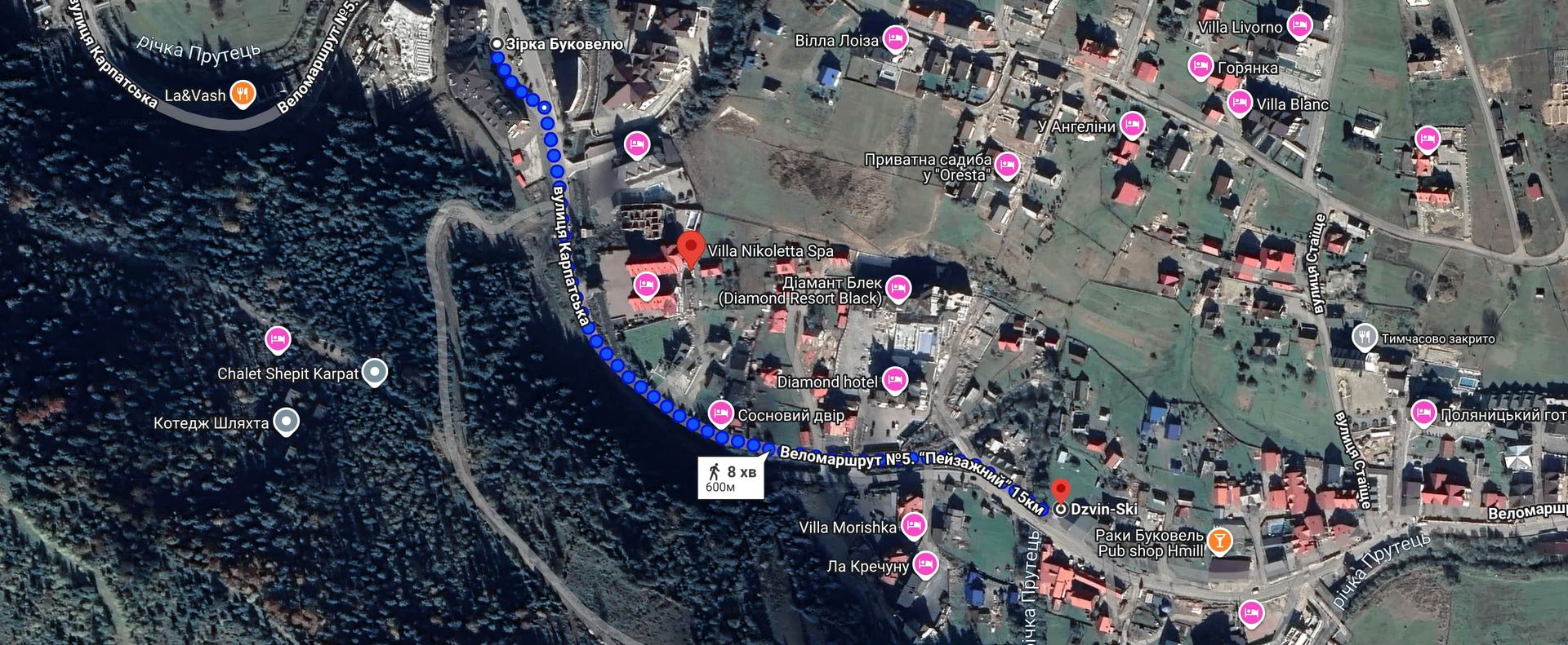 Частина вулиці Карпатська в селі Поляниця, яку планують відремонтувати Частина вулиці Карпатська в селі Поляниця, яку планують відремонтувати