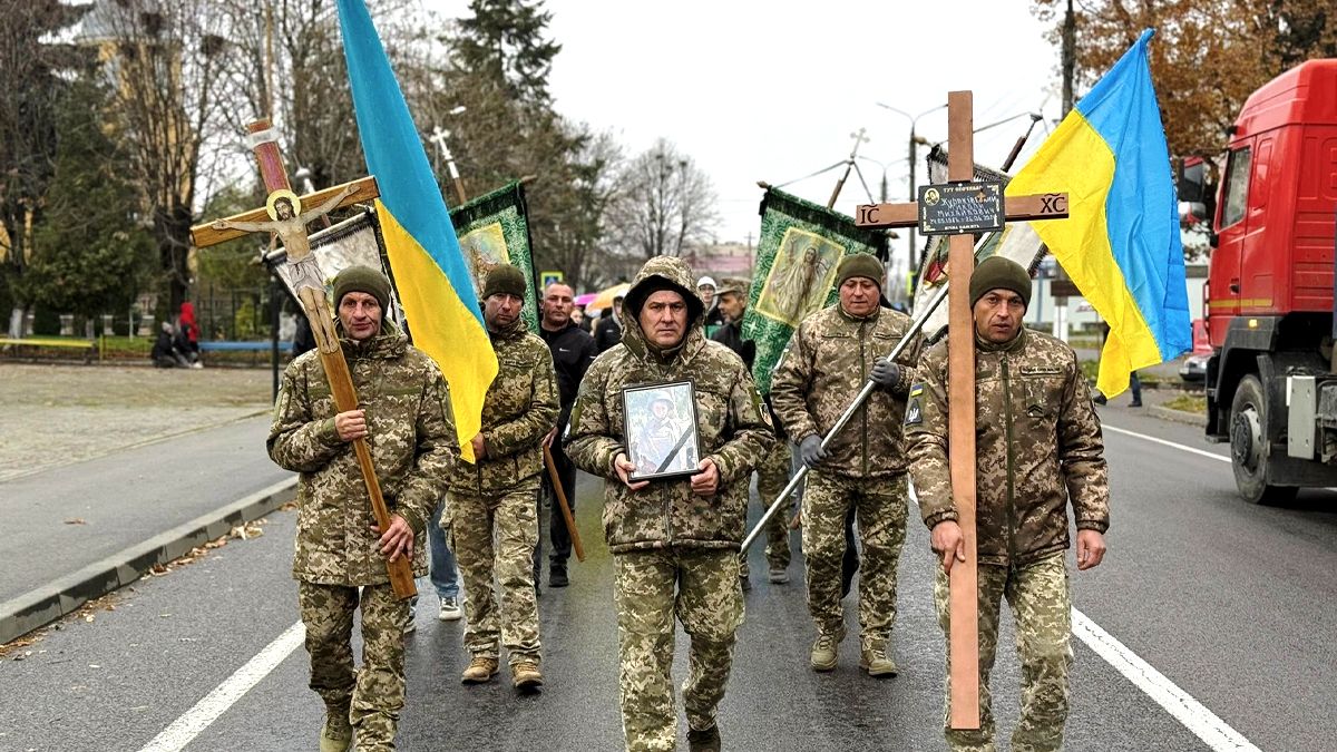 У Отинії відбувся чин похорону воїна Миколи Жураківського