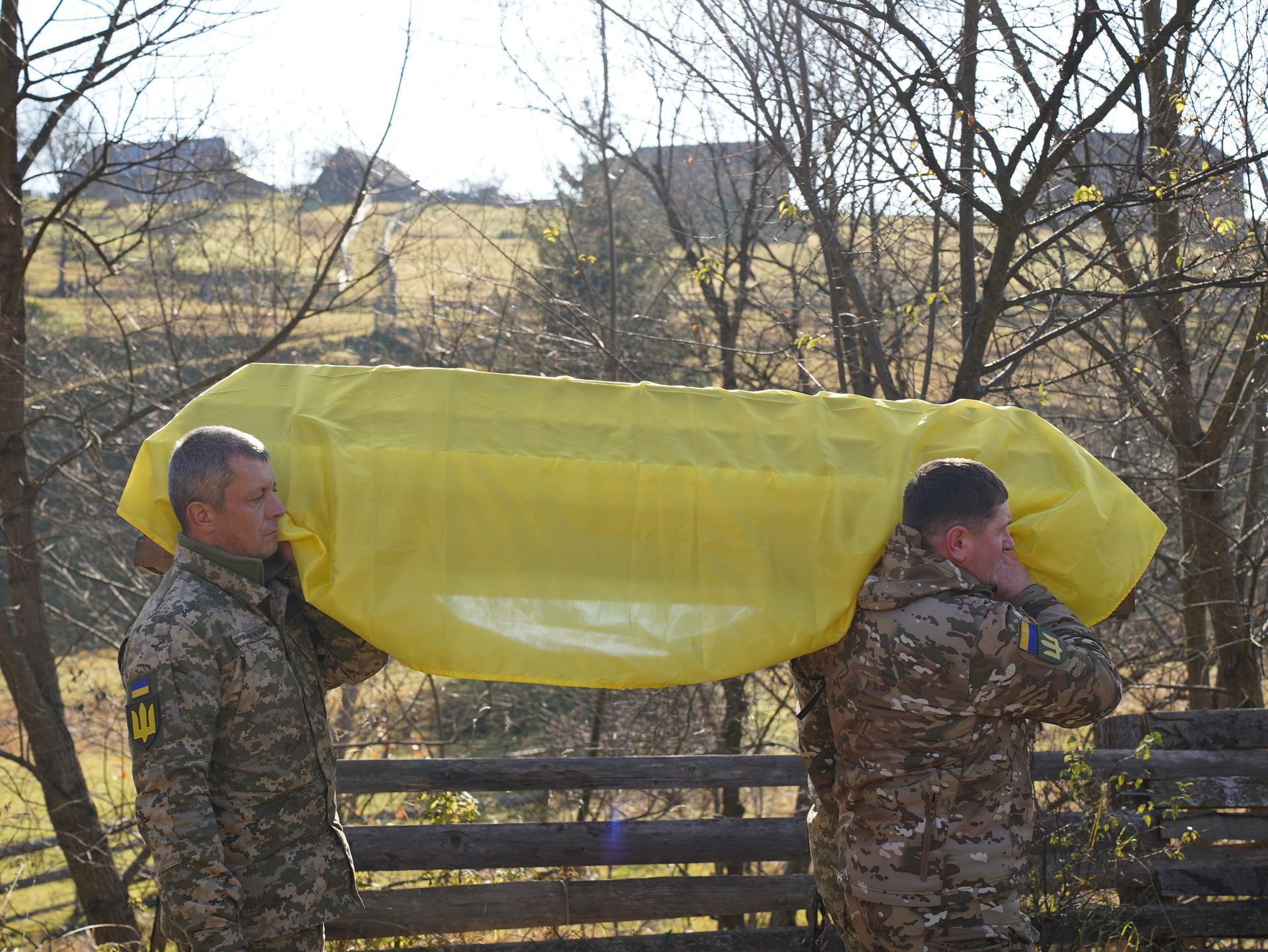 У Ворохті попрощались з померлим воїном Марʼяном Басарабою 9