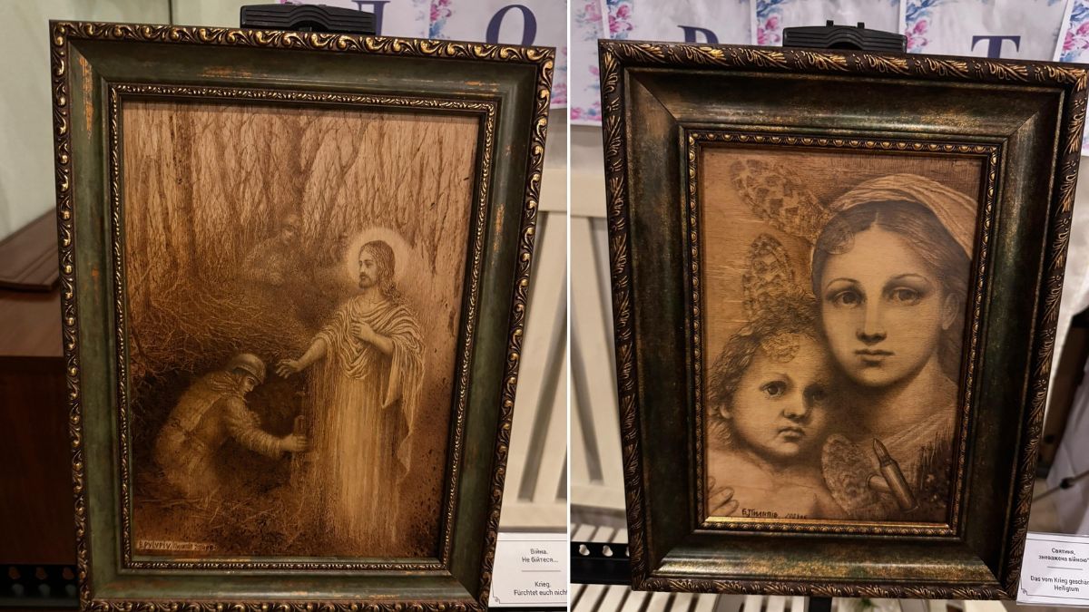 Митець із Прикарпаття Богдан Пилипів у Німеччині презентував благодійну виставку унікальних картин 2