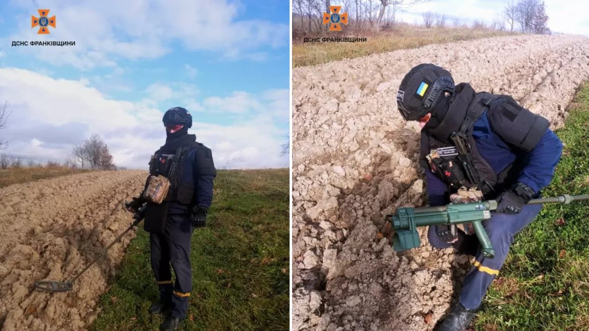 На Надвірнянщині виявили застарілу гранату