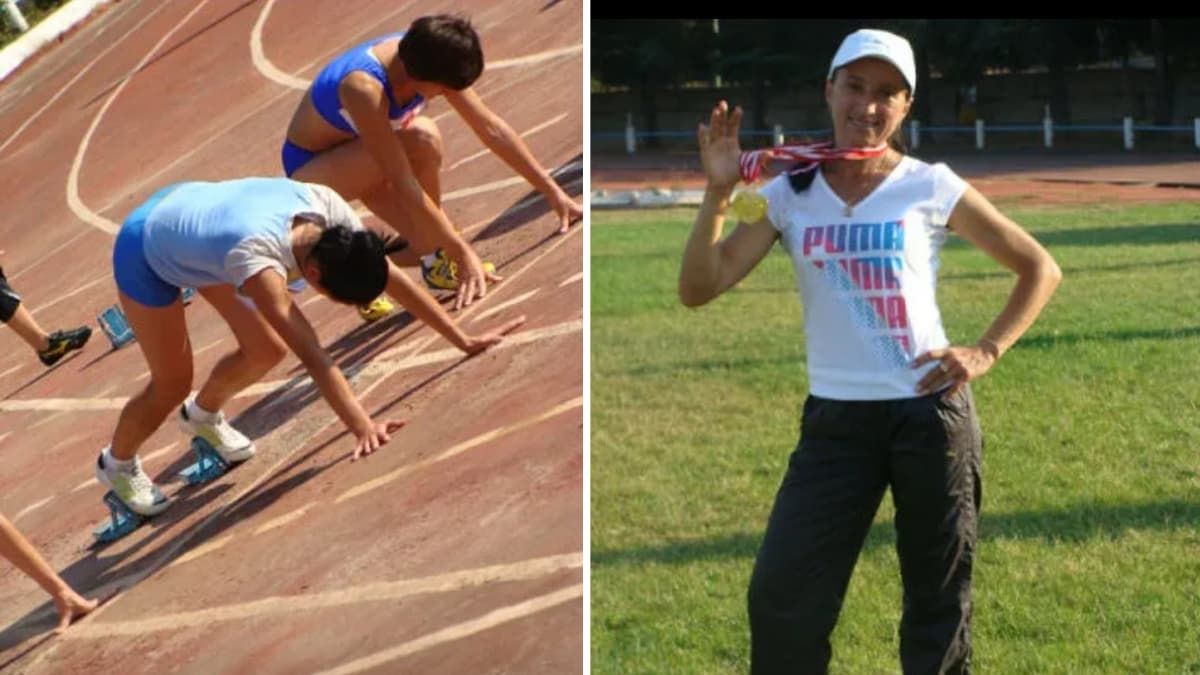 Світлана Дорундяк на змаганнях із легкої атлетики Світлана Дорундяк на змаганнях із легкої атлетики