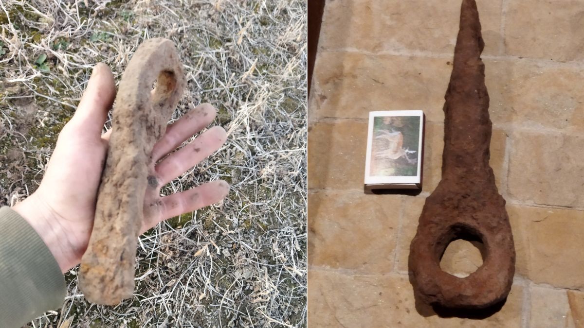 Сокиру скіфів, віком приблизно 2 500 років, знайшов на полі прикарпатець 1