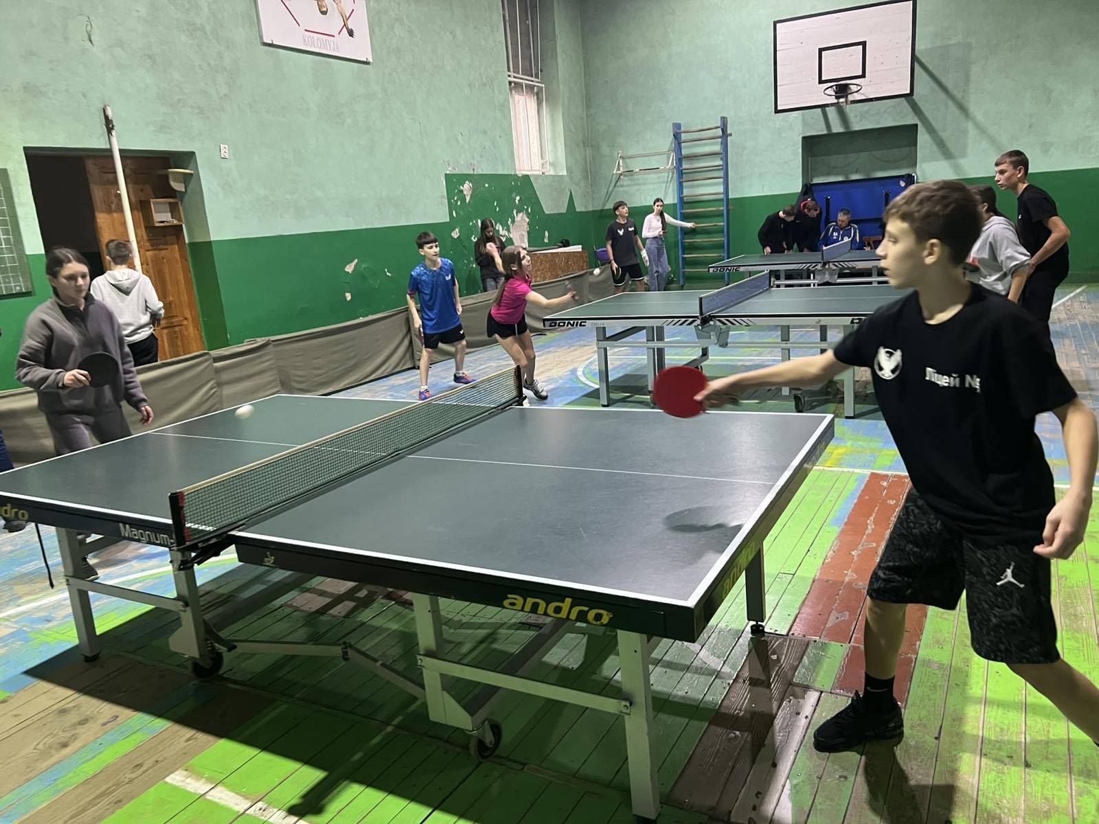 У Коломийській громаді провели турнір з настільного тенісу 7